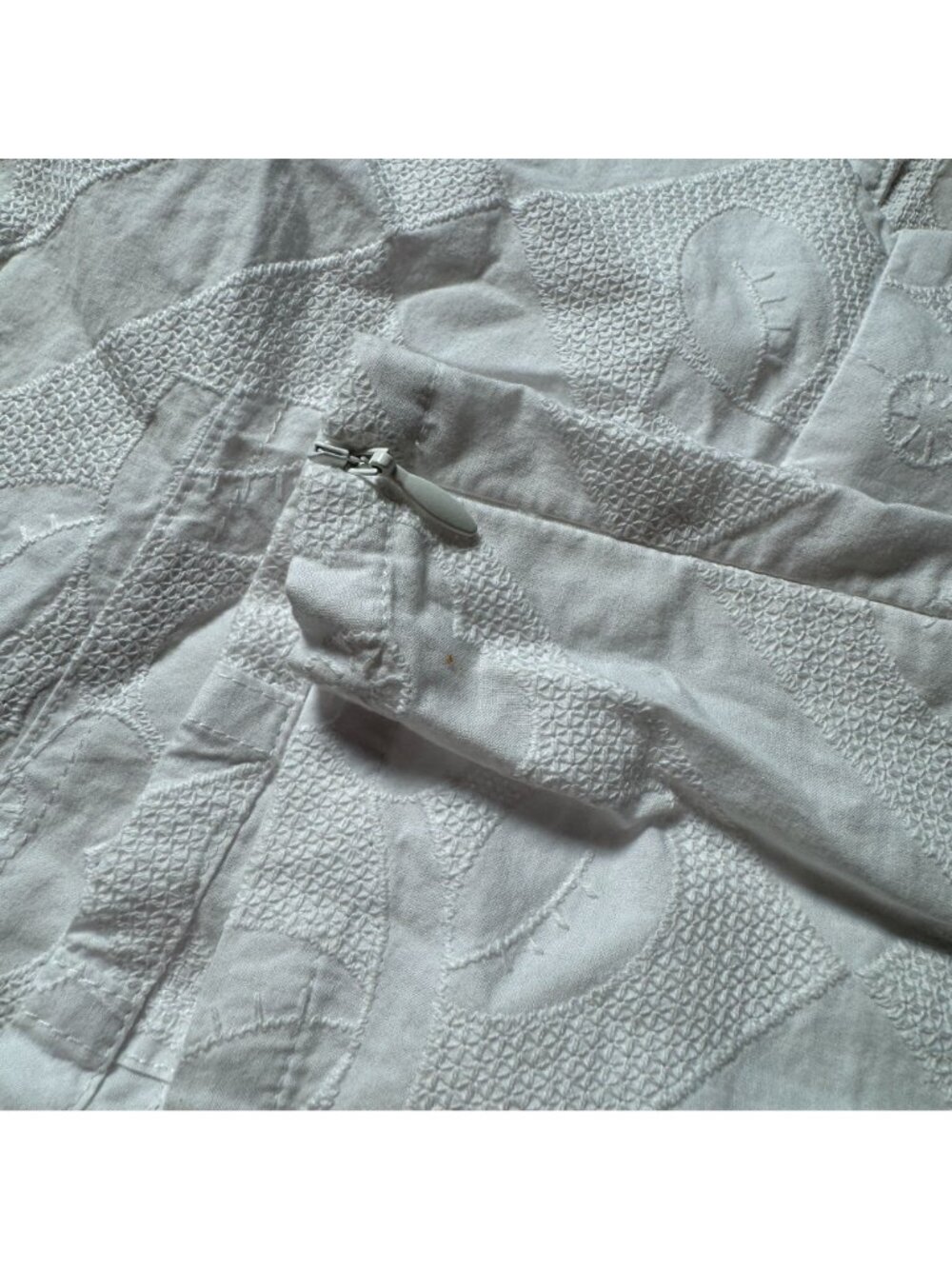 Madewell Darted V-Neck Top Women's Size 00 in Floral Eyelet White New W/ Tags! - Picture 5 of 6